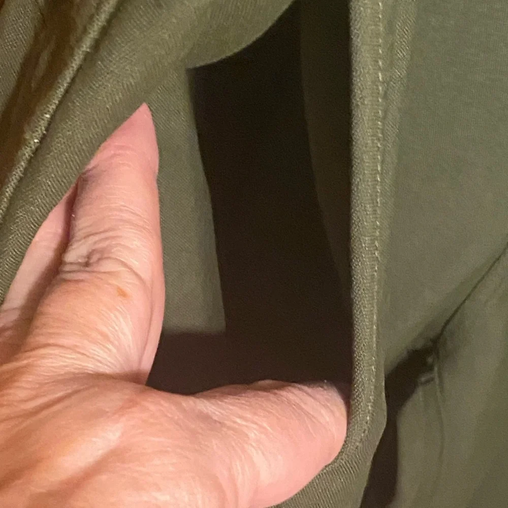 Rail Riders Pants Adult XL Army Green Nylon Lightweight Hiking Mens pants
